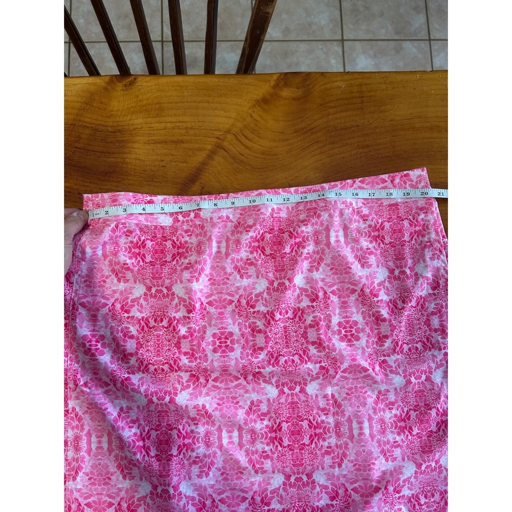 Rip Skirt Pink Floral Mini Skirt XXL Preppy Resort Coastal Summer - Picture 4 of 5